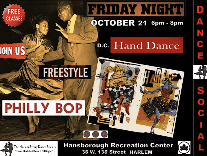 Harlem Roots & Rhythm PLUS Dance Social: Learn DC Hand Dance & Philly Bop!